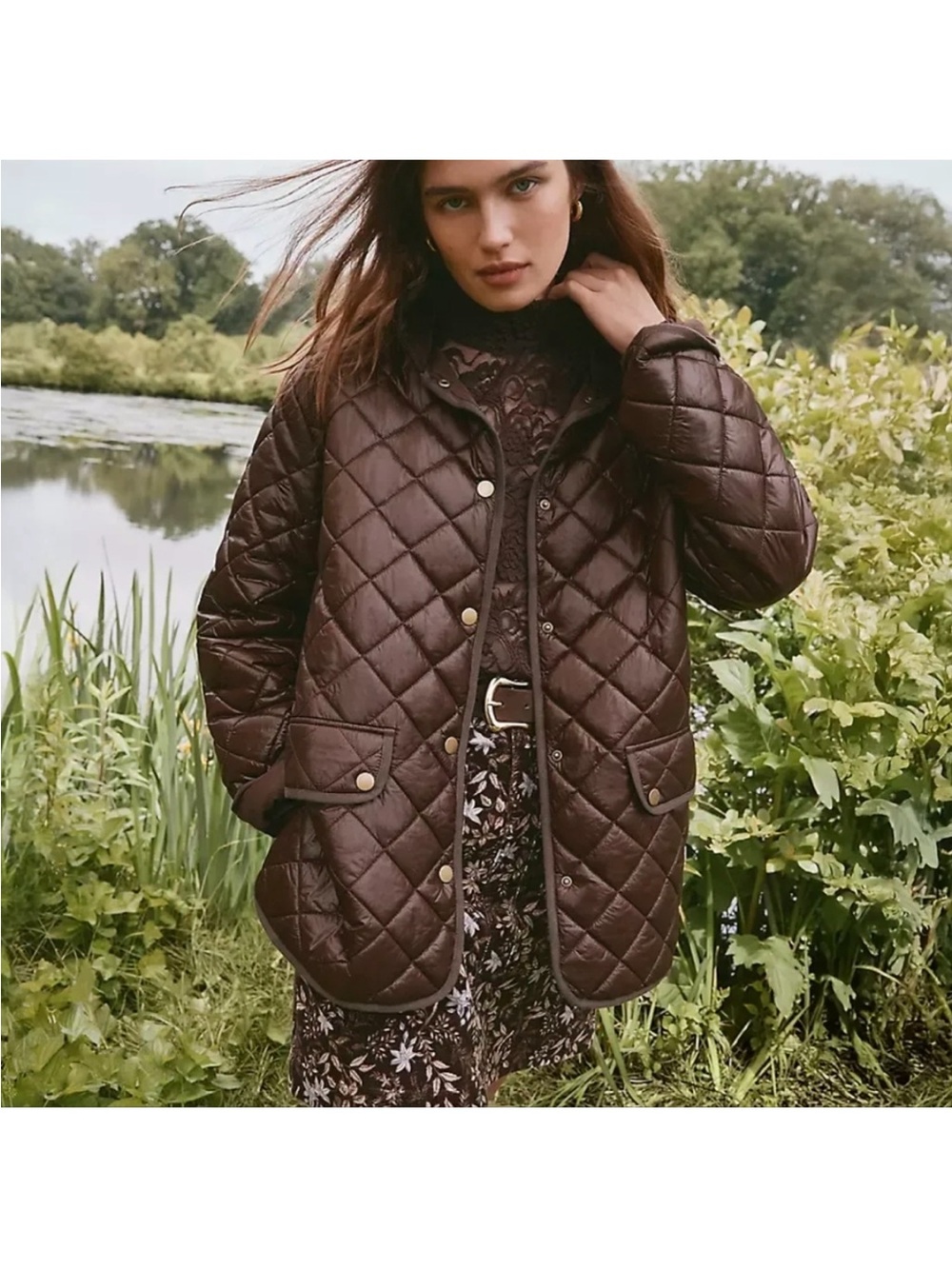 LOFT Quilted Barn Jacket